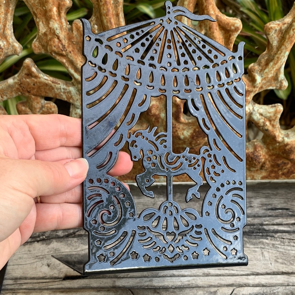 The Night Circus Cruel Illusions Margie Fuston Black Metal Bookends - Picture 7 of 9